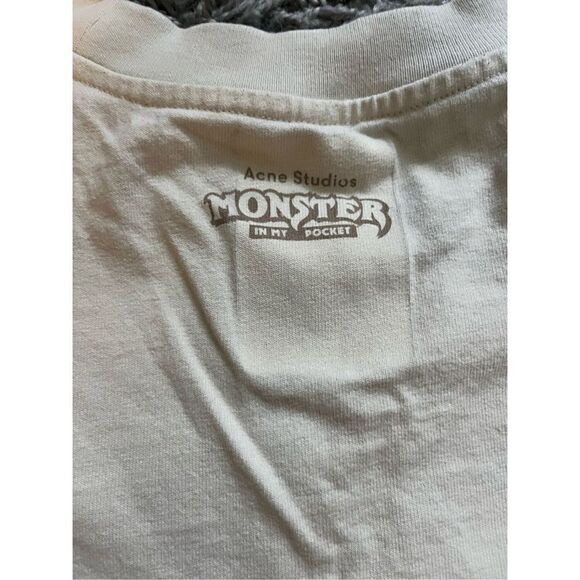 100% Authentic ACNE STUDIOS Beige Monster in My Pocket Edition 'Zombie' T-Shirt - Picture 13 of 14